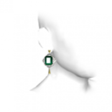 Emerald Earring (left ear)